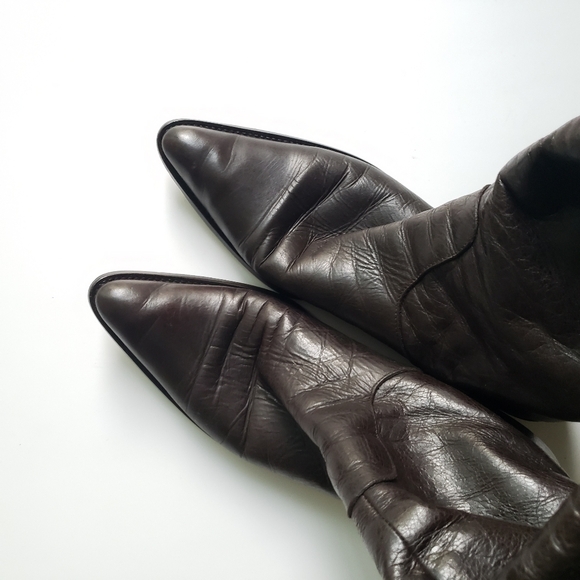 Browns | Leather Knee High Boots - Picture 6 of 13